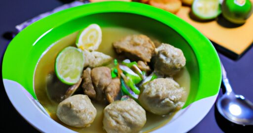 Bakso – indonéská polévka s masovými kuličkami