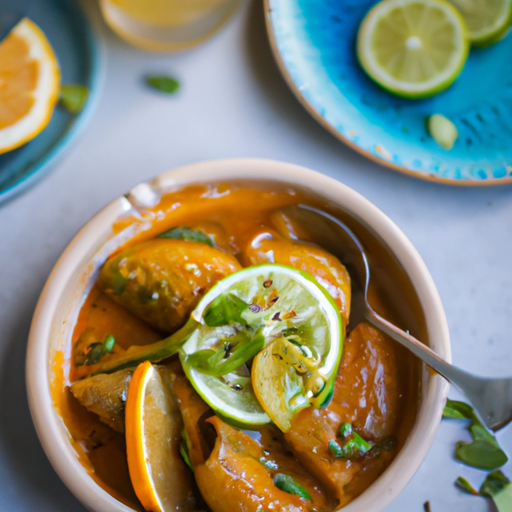 Tajine s jehněčím a citronem