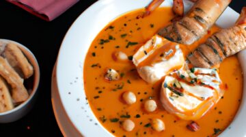 Bouillabaisse s chlebovou krustou