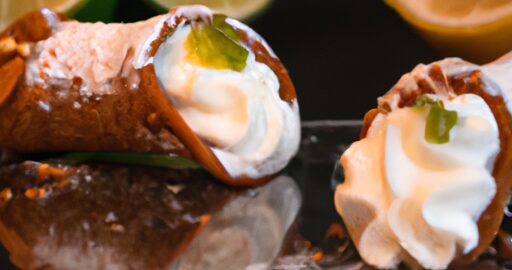 Cannoli s ricottou a citronem
