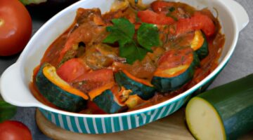 Kuřecí ratatouille s tymiánem.