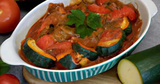 Kuřecí ratatouille s tymiánem.