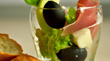 Smažený sýr s bramborovým salátem.