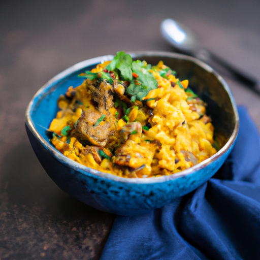 Kuskus s kozím masem a švestkami