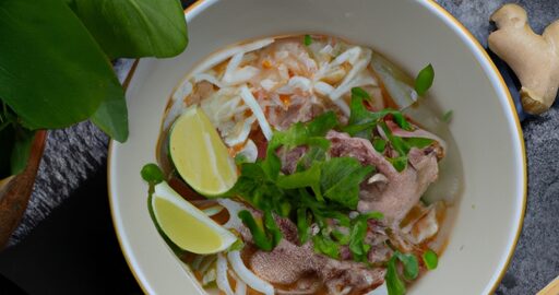 Phở bo – Vientnamská hovězí nudlová polévka