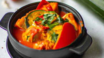 Ratatouille s pečeným kuřecím masem