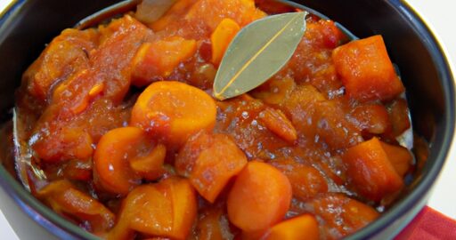 Guláš s cizrnou a karotkou.