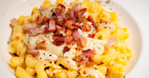 Carbonara s pancettou a vejci.
