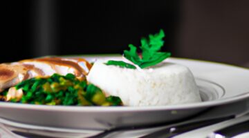 Kořeněná kuřecí rýžová placka