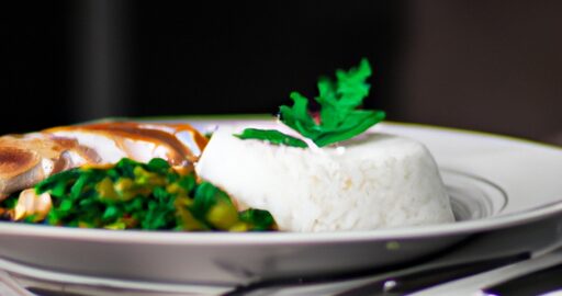 Kořeněná kuřecí rýžová placka