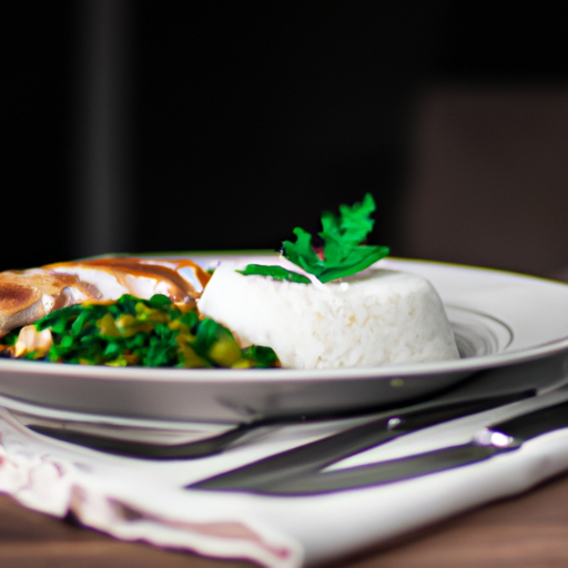 Kořeněná kuřecí rýžová placka