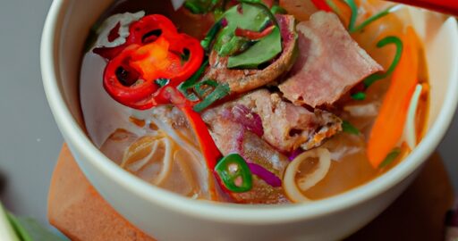 Vietnamská hovězí polévka Pho