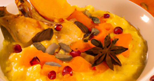 Hrnec plný sladkokyselého kuřecího kari.