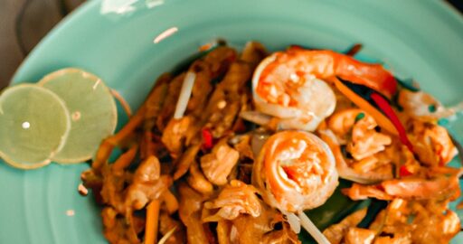 Phad Thai s krevetami