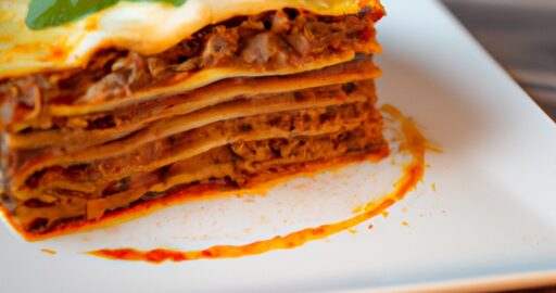 Lasagne bolognese se špenátem