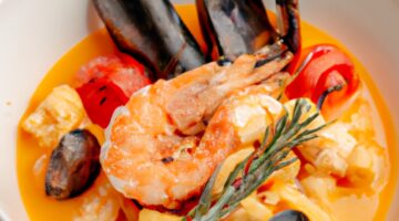 Bouillabaisse s krutony