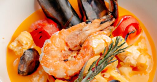 Bouillabaisse s krutony