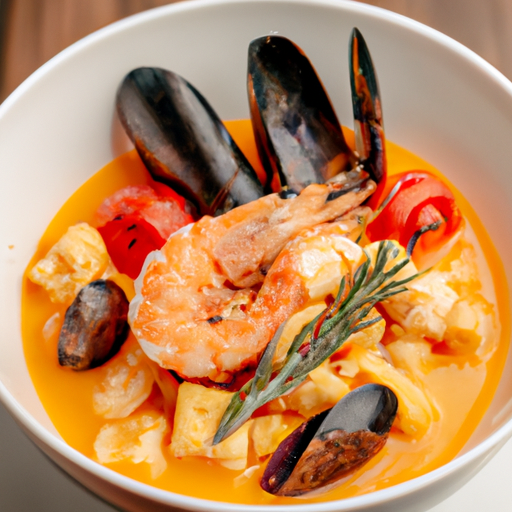 Bouillabaisse s krutony