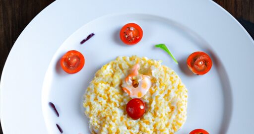 Risotto se šťavnatými rajčaty a bazalkou