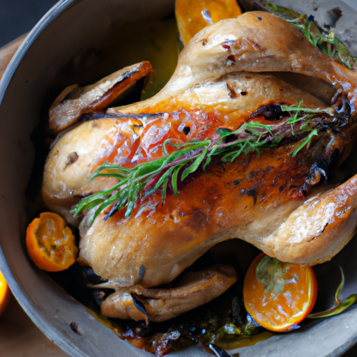 Kuře s koriandrem a citrónem