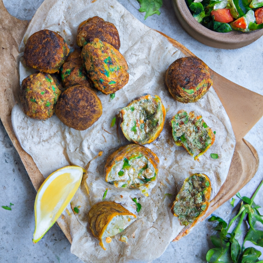 Smažené falafel kuličky z cizrny