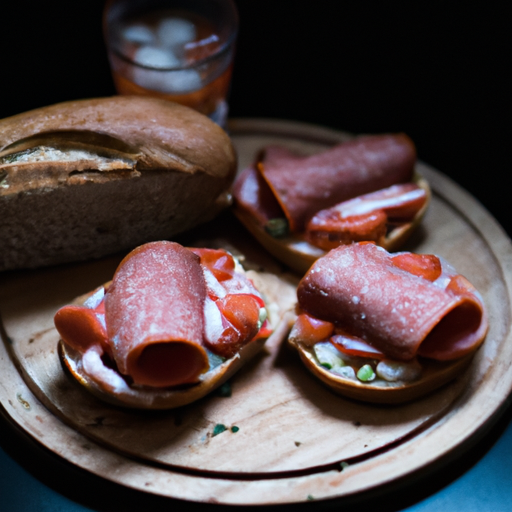 Sýrová cibulová polévka s bagetou.