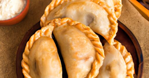 Argentinské hovězí empanadas plněná masa