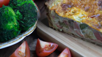 Quiche Lorraine s brokolicí a slaninou
