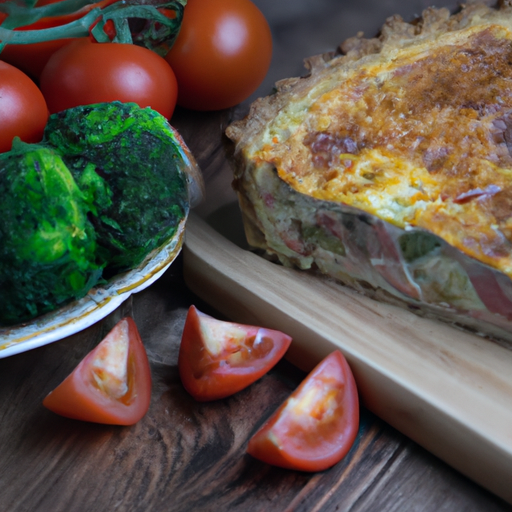 Quiche Lorraine s brokolicí a slaninou