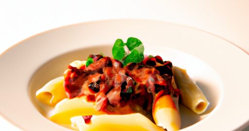 Italské těstoviny s rajčaty a bazalkou