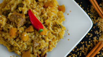 Kuskus s kozím masem a meruňkami