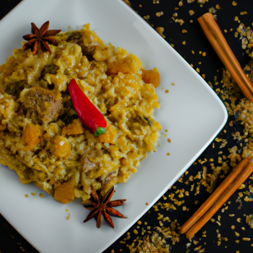 Kuskus s kozím masem a meruňkami