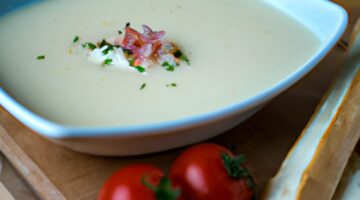 Vichyssoise s křupavou bagetou