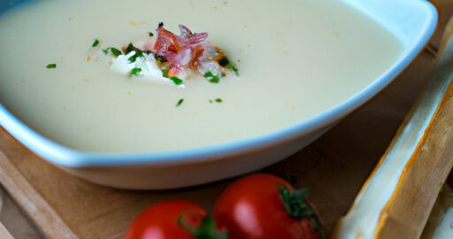 Vichyssoise s křupavou bagetou