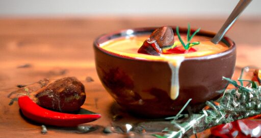 Kubba smažená bramborami a masem.