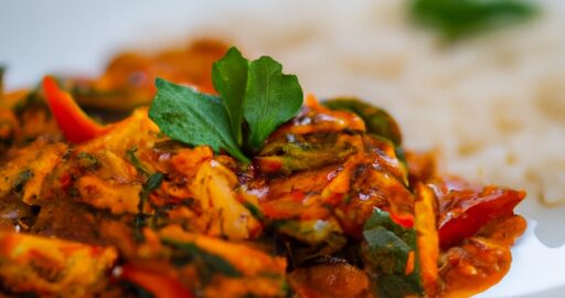 Rybí curry s kokosovým mlékem