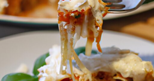 Lazaně s ricottou a špenátem.