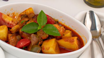 Ratatouille s pomeranči a olivami