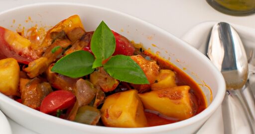 Ratatouille s pomeranči a olivami