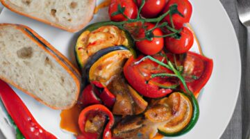 Kuřecí ratatouille s česnekem