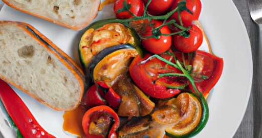 Kuřecí ratatouille s česnekem