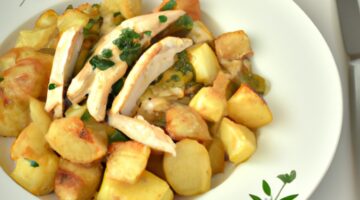 Kuřecí Blanquette se zeleninou.