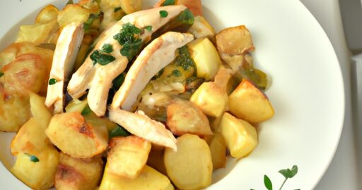 Kuřecí Blanquette se zeleninou.