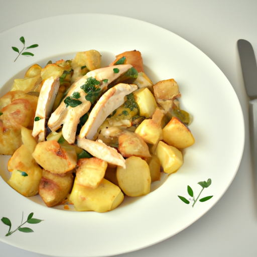 Kuřecí Blanquette se zeleninou.