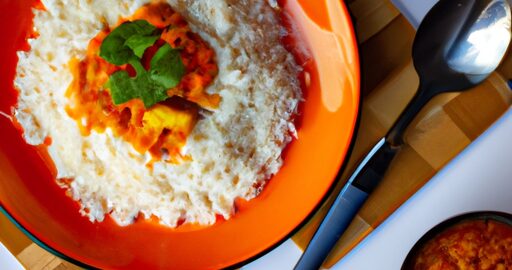 Dal s basmati rýží a hráškem.