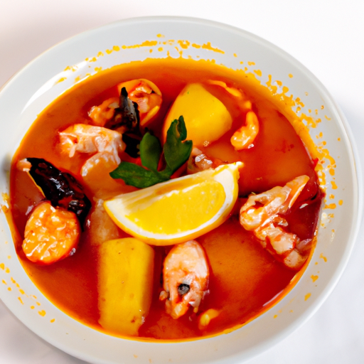 Bouillabaisse s bylinkovým pečivem