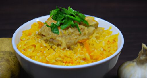 Kurkuma kuřecí s mangem.