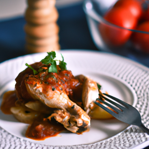 Kuřecí pařátka s bylinkovým máslem