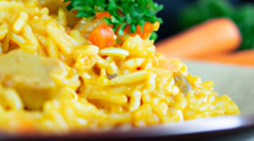 Kořeněný jehněčí pilaf.