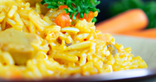 Kořeněný jehněčí pilaf.